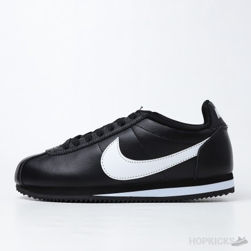 nike cortez black white